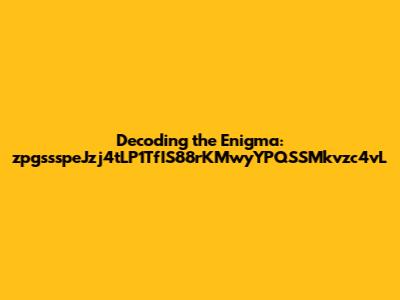 Decoding the Enigma: zpgssspeJzj4tLP1TfIS88rKMwyYPQSSMkvzc4vL