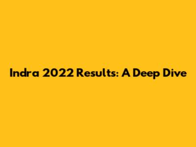 Indra 2022 Results: A Deep Dive