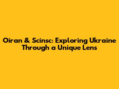 Oiran & Scinsc: Exploring Ukraine Through a Unique Lens