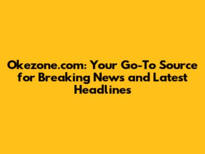 Okezone.com: Your Go-To Source for Breaking News and Latest Headlines