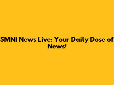 SMNI News Live: Your Daily Dose of News!