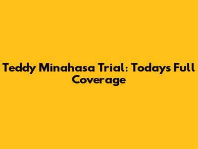 Teddy Minahasa Trial: Today's Full Coverage