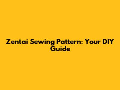 Zentai Sewing Pattern: Your DIY Guide