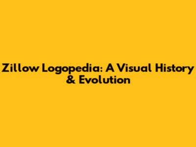 Zillow Logopedia: A Visual History & Evolution