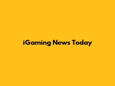 iGaming News Today